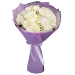 Букет из 3 белых гортензий