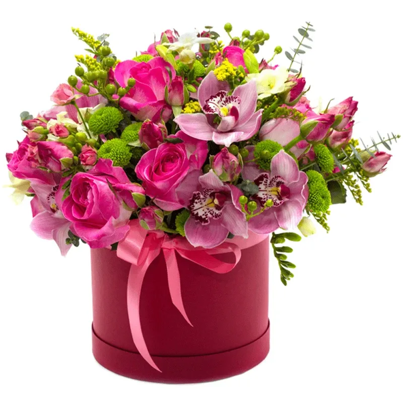 Цветы в коробке Альпийский луг